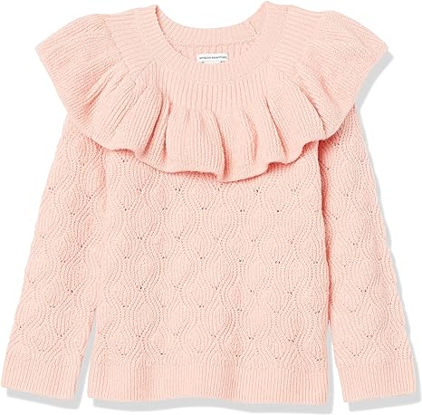 Girls Soft Touch Ruffle Sweater